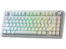 Aula F75 White Contour - 75% Gasket Wireless Mechanical Gaming Keyboard