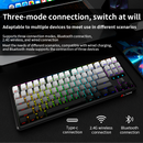 LDON LX87 - 75% Wireless Mechanical Gaming Keyboard-Purple Flame Axis Switch