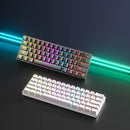 A61K Mechanical Gaming Keyboard LED Backlit 61-Keys