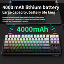 LDON LX87 - 75% Wireless Mechanical Gaming Keyboard-Purple Flame Axis Switch