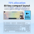 LDON LX83 WIRELESS MECHANICAL KEYBOARD – MOONLIGHT
