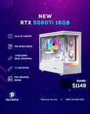 Gaming PC : Core i5-14400f, 5060Ti 16GB