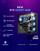 Gaming PC : Core i5-14400f, 5060Ti 8GB