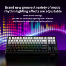 LDON LX87 - 75% Wireless Mechanical Gaming Keyboard-Purple Flame Axis Switch