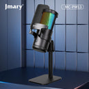 JMARY MC-PW13 360 Degree Rotating RGB Light Desktop Microphone