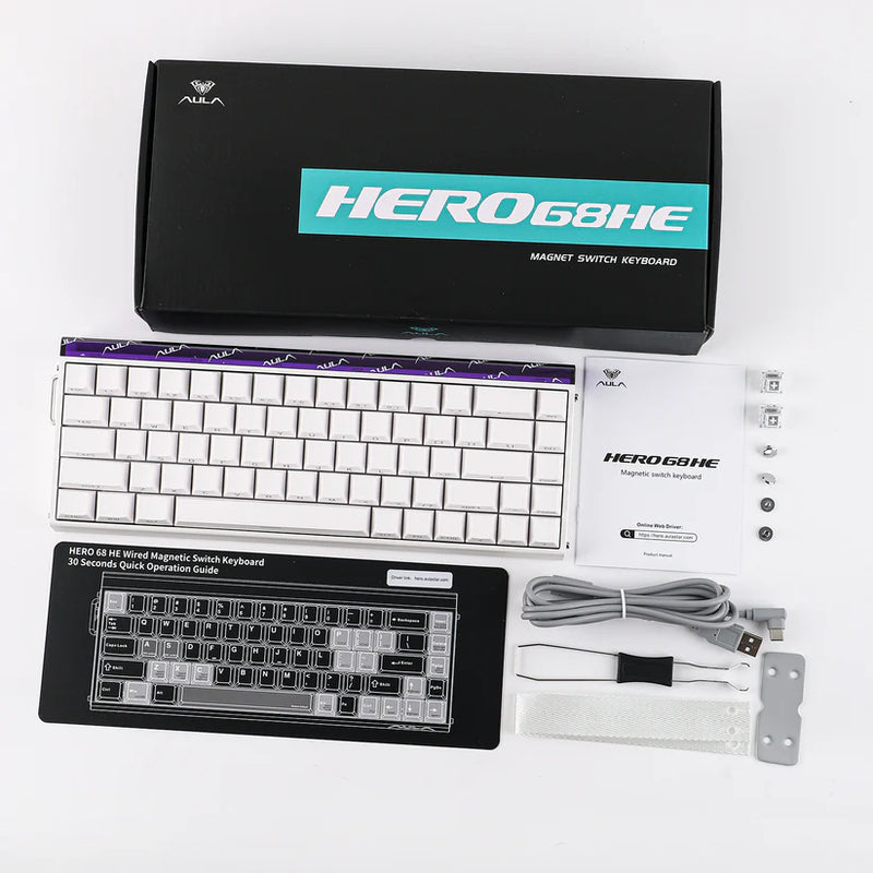 AULA HERO 68 HE – 68-Key Magnetic Hall Effect Mechanical Keyboard