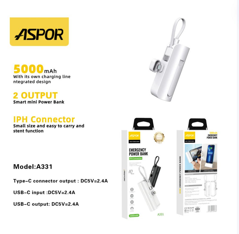 Emergency Power Bank Aspor A331