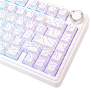 Aula F75 White Contour - 75% Gasket Wireless Mechanical Gaming Keyboard