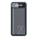 Aspor 20000mAh Power Bank A396
