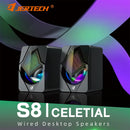 Jertech S8 RGB Stereo Desktop Speakers