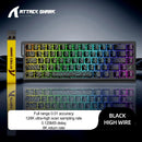 ATTACK SHARK X68 HE Rapid Trigger Magnetic Gaming Keyboard