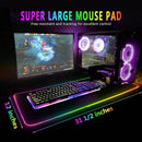 RGB-01 XL Gaming Mouse Pad – 800×300mm LED Backlit, USB Powered