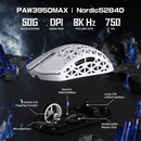 ATTACK SHARK R5 ULTRA Carbon Fiber Wireless 8K PAW3950MAX Gaming Mouse