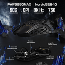 ATTACK SHARK R5 ULTRA Carbon Fiber Wireless 8K PAW3950MAX Gaming Mouse