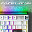 ATTACK SHARK R85 HE Wired Magnetic Rapid Trigger Gaming Keyboard – Starlight
