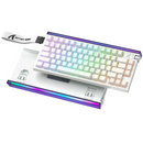 ATTACK SHARK R85 HE Wired Magnetic Rapid Trigger Gaming Keyboard – White Contour
