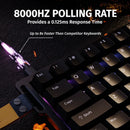 ATTACK SHARK X68 HE Rapid Trigger Magnetic Gaming Keyboard