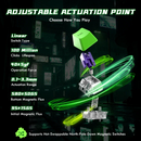 ATTACK SHARK R85 HE Wired Magnetic Rapid Trigger Gaming Keyboard – Neon Green