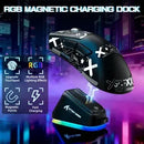 Attack Shark V3 Pro Ultra-Light Tri-Mode Gaming Mouse with Charging Dock