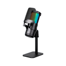 JMARY MC-PW13 360 Degree Rotating RGB Light Desktop Microphone