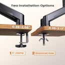 CX01-02 Adjustable Dual Monitor ARM Desk Stand 17–34 Inch
