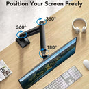 CX01-01 Adjustable TV Desk Stand ARM 17–34 Inch