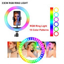 RGB Ring Light 33CM + Tripod 2.1M